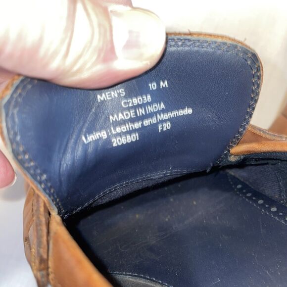 Cole Haan Men’s Dress Shoes Size 10 M Brown Leather Business Formal Wedding City - Picture 5 of 12